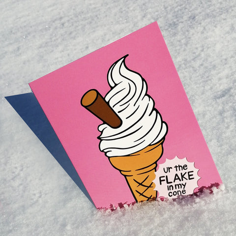 99 Ice Cream greeting card - wholesale