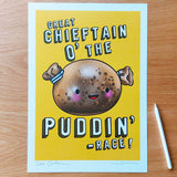 Great Chieftain (Haggis) illustration signed A3 print
