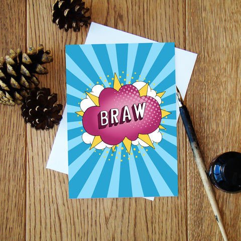Braw Greeting Card
