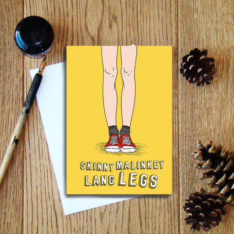 Skinny Malinky Lang Legs Greeting Card