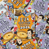 Fun Scottish Calendar 2026 (Purple)