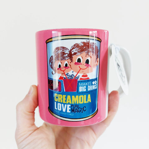 Creamola Love' illustrated mug - wholesale