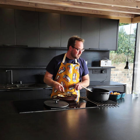 I Love Bru Adult Apron