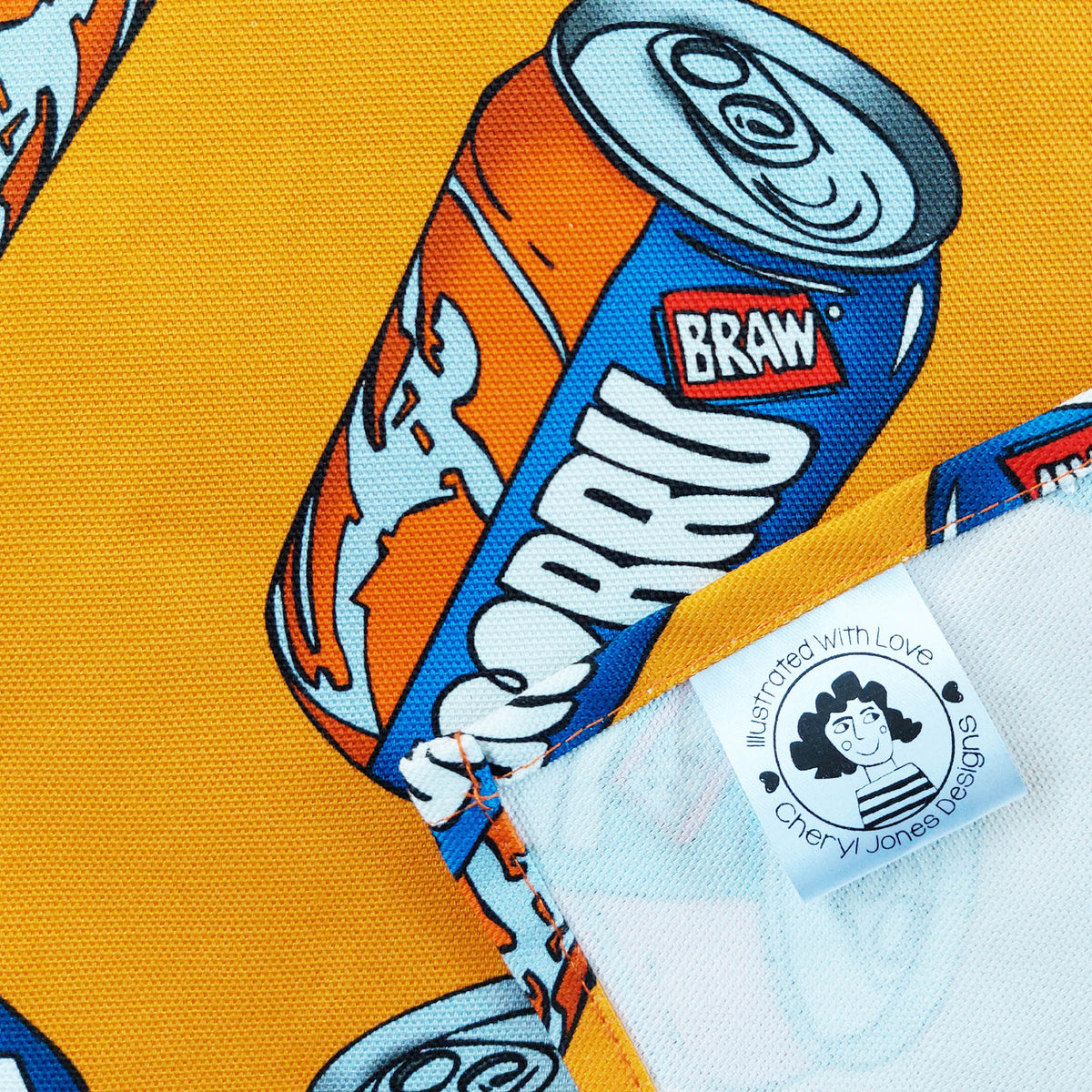 I Love Bru Adult Apron – Cheryl Jones Designs