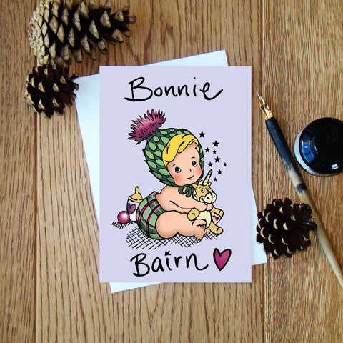 Bonnie Bairn greeting card