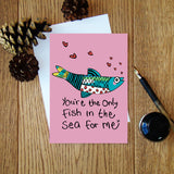 Little Fishy greeting card