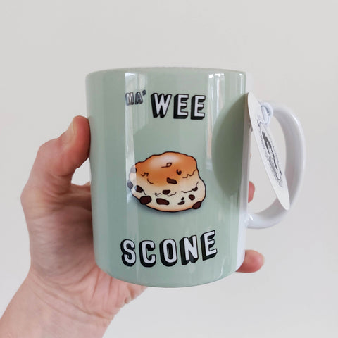 Ma Wee Scone illustrated mug
