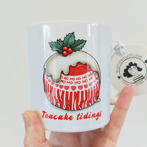 Teacake Tidings illustrated mug